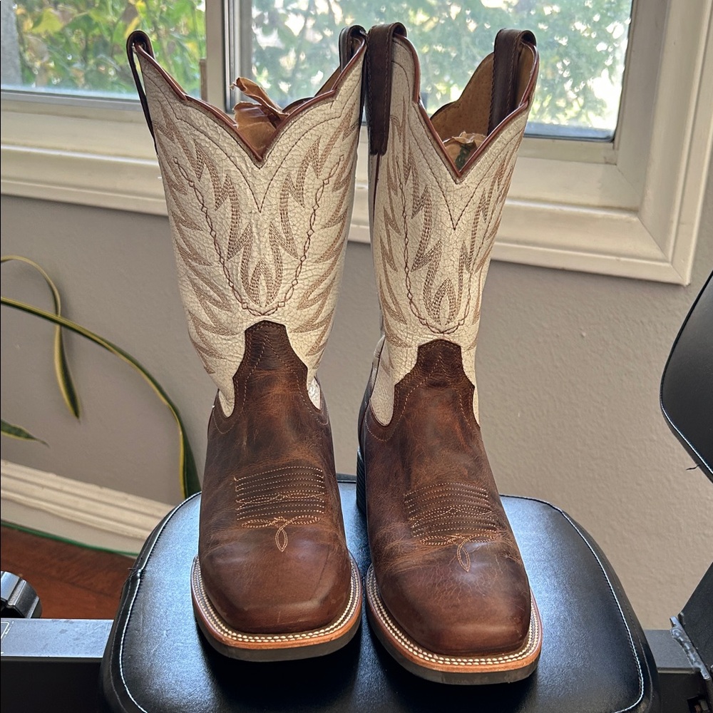 Shyanne Brown & Cream Women's Western Cowboy Boots 9.5